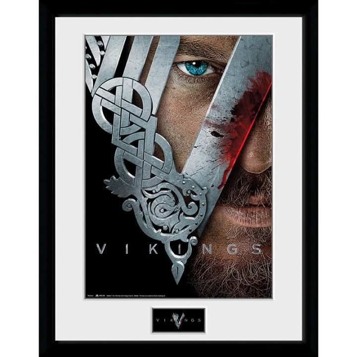 ABYSTYLE VIKINGS - Poster Incorniciato: "Keyart"