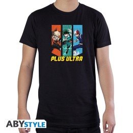 ABYSTYLE MY HERO ACADEMIA - T-shirt: "Heroes" taglia L