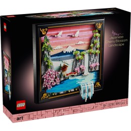 LEGO 31218 ART - Paesaggio giapponese con ciliegi fioriti