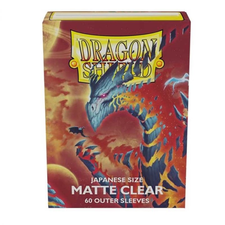 DRAGON SHIELD Small Sleeves - Japanese Matte Clear Cover 'Cosmere' (60 Sleeves)