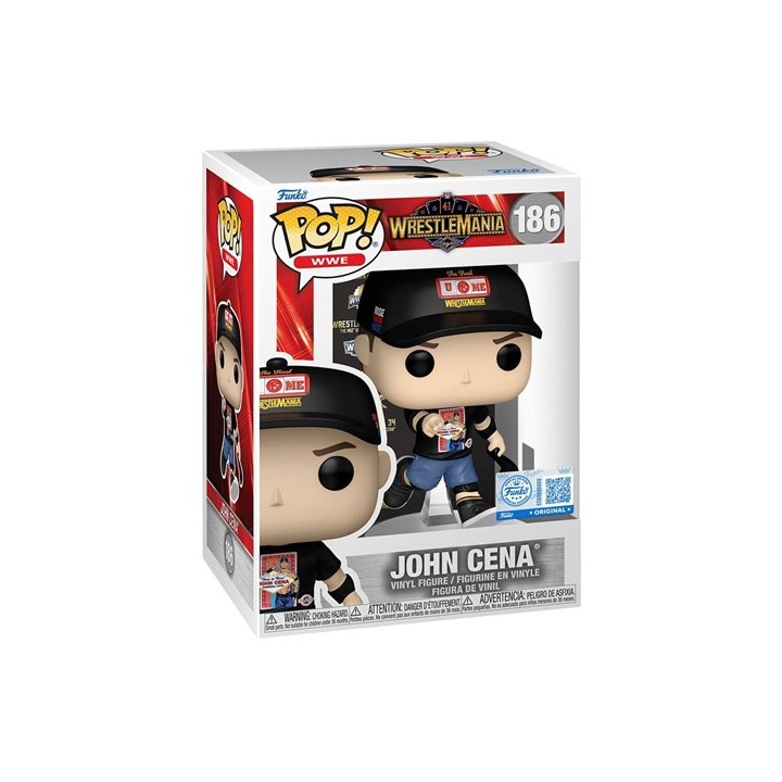 FUNKO POP WWE: Wrestlemania- 186 John Cena (Exclusive) 9 cm