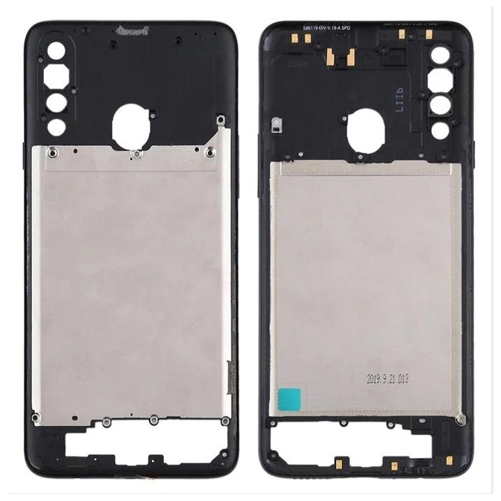 COVER CENTRALE B PER SAMSUNG GALAXY A20s A207F NERO