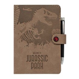 ERIK.QUADERNO PREMIUM A5 CON PENNA PROIETTORE JURASSIC PARK