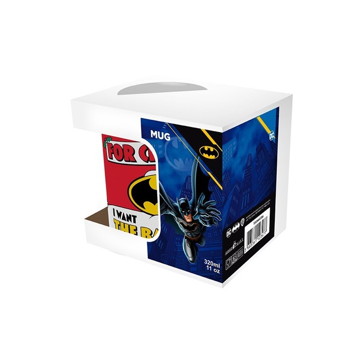 ABYSTYLE DC COMICS - Tazza 320ml : " I WANT THE BATMOBILE"