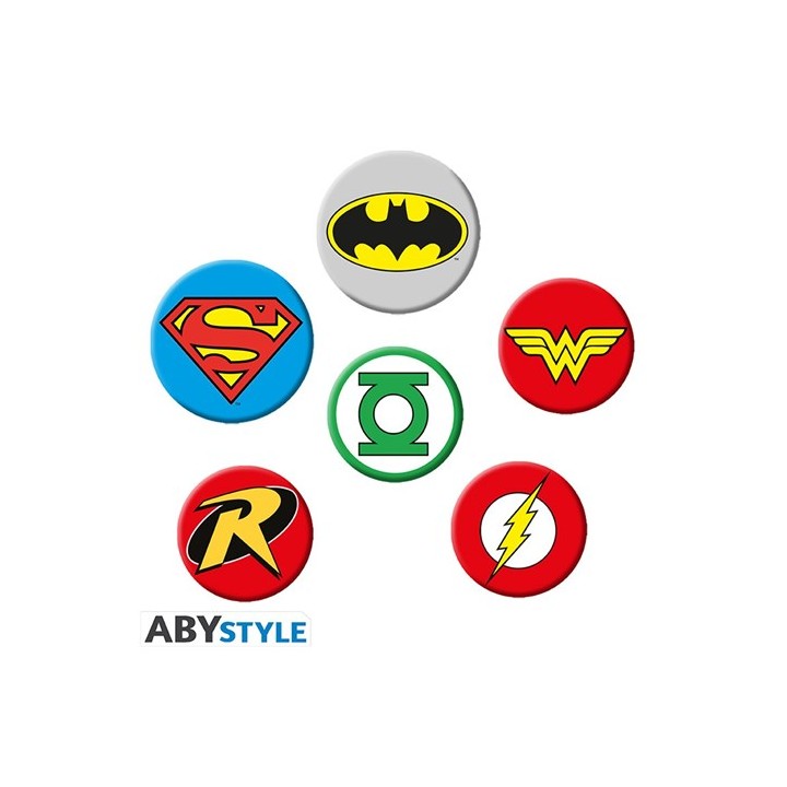 ABYSTYLE DC COMICS - Badge Pack: "Logos"