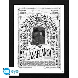 ABYSTYLE CASABLANCA - Poster incorniciato: "Warner 100th" (30x40)