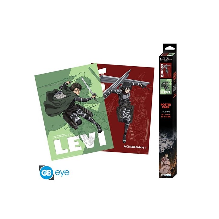 ABYSTYLE ATTACK ON TITAN - Set 2 Poster : "Chibi Poster Set 1"