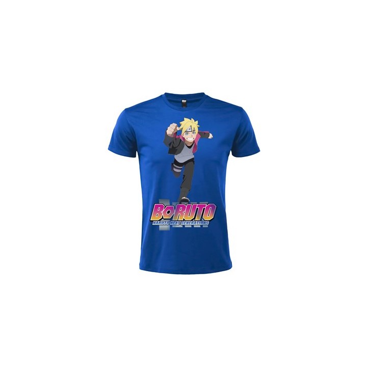 BORUTO - T-Shirt L blu