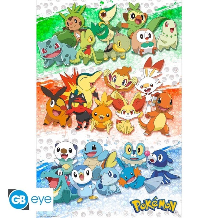 ABYSTYLE POKEMON - Poster: "First Partners" (91.5x61)