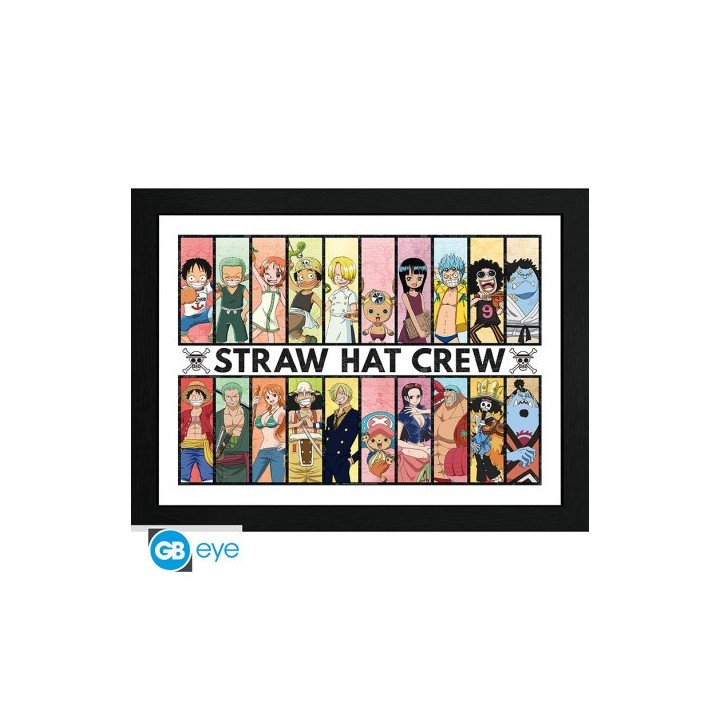 ABYSTYLE ONE PIECE - Poster incorniciato: "Past & Present" (30x40)
