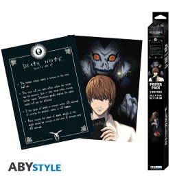 ABYSTYLE DEATH NOTE - Set 2 Poster: "Light & Death Note" (52x38)