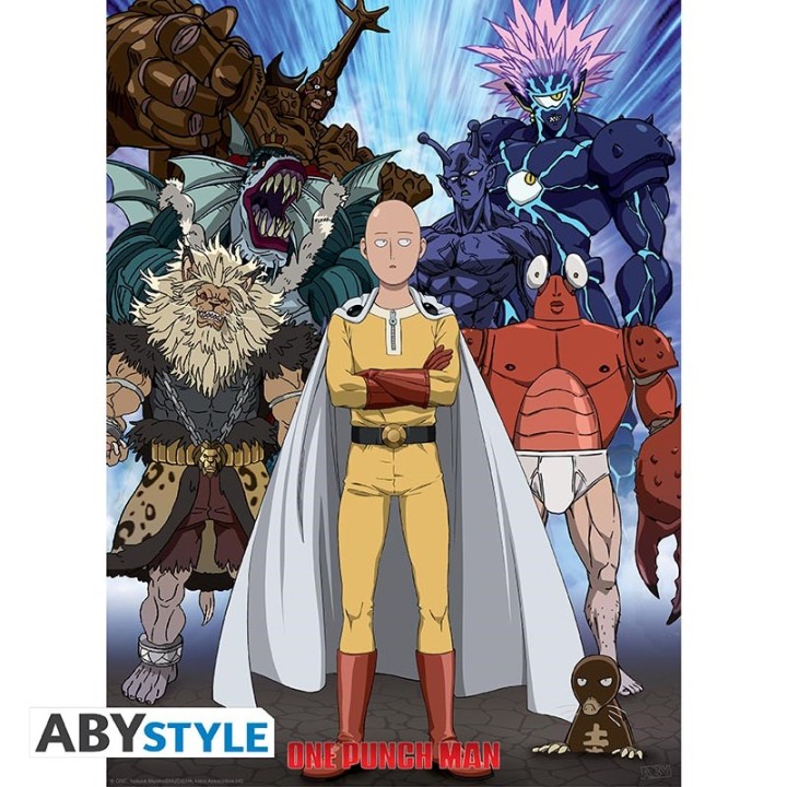 ABYSTYLE ONE PUNCH MAN - Poster: "Saitama vs Vilains" (52x38)