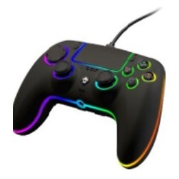 QUBICK WIRED CONTROLLER RGB BLACK (PS5)