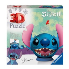 RAVENSBURGER Stitch - con orecchie3D Puzzleball 72 pezzi