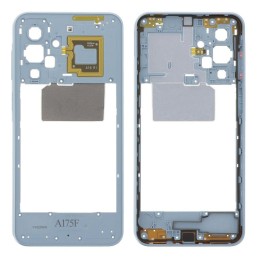 COVER CENTRALE B PER SAMSUNG GALAXY A17 4G A175F BLU ORIGINALE