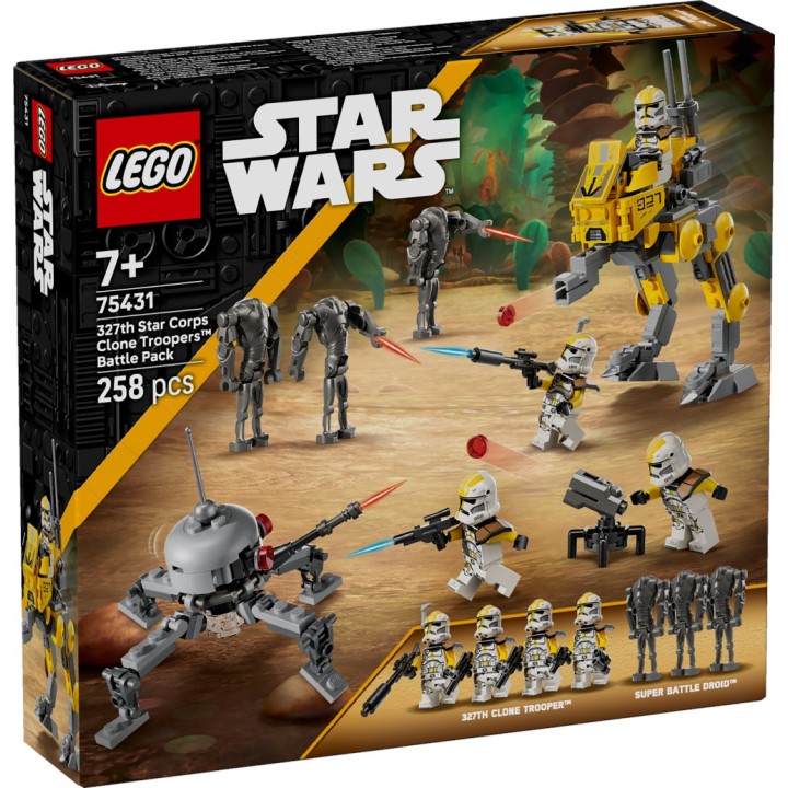 LEGO 75431 Star Wars - Battle Pack 327th Star Corps di Clone Troopers