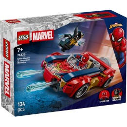 LEGO 76336 SUPER HEROES MARVEL - Auto di Spider-Man vs. Venomized Wolverine
