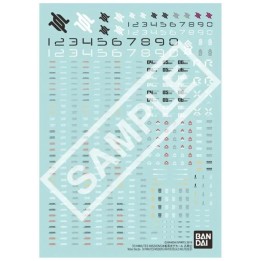 BANDAI 30 MINUTES MISSIONS WATER DECALS MULTIUSE 2