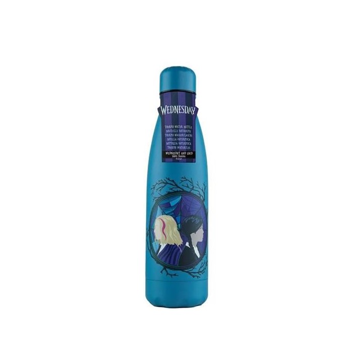 Mercoledì - Bottiglia isotermica 500 ml Mercoledì e Enid