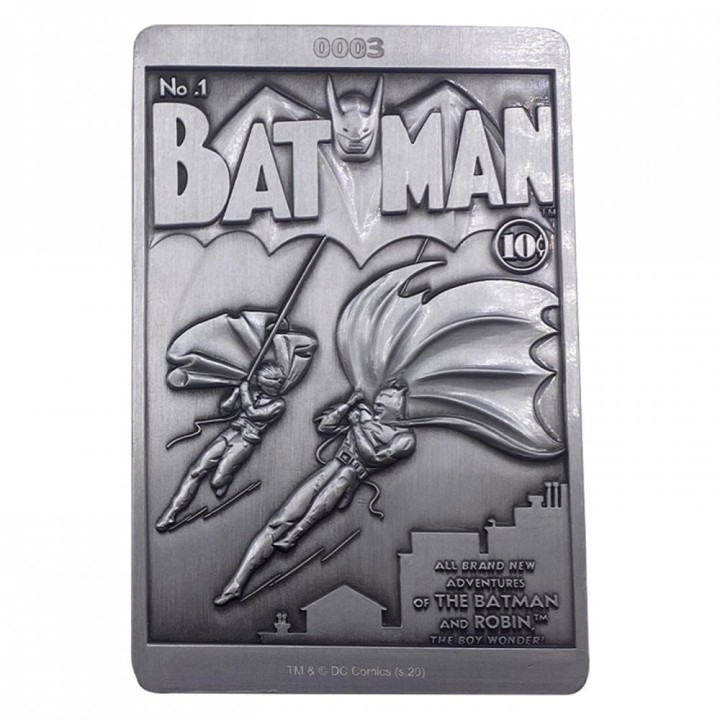 DC Comics : Batman - Lingotto da collezione con stampa in rilievo Limited Edition (7.5x5cm)