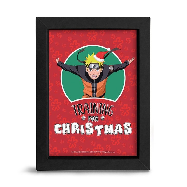 ABYSTYLE NARUTO - Quadro: " Training for Christmas " 15x20cm