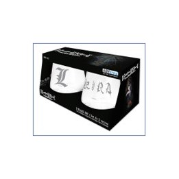 ABYSTYLE DEATH NOTE - Set 2 Bicchieri: "Kira & L EUROPE"