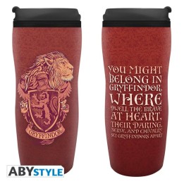 ABYSTYLE HARRY POTTER - Tazza da viaggio isotermica : "Gryffindor"