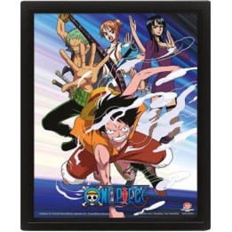 PYRAMID ONE PIECE (STRAW HAT PIRATES ASSAULT) - POSTER 3D LENTICULAR INCORNICIATO