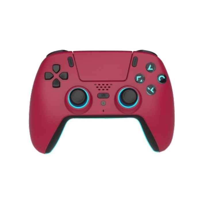 FREAKS AND GEEKS Wireless Bluetooth Controller for PS5- LED - Cherry Red