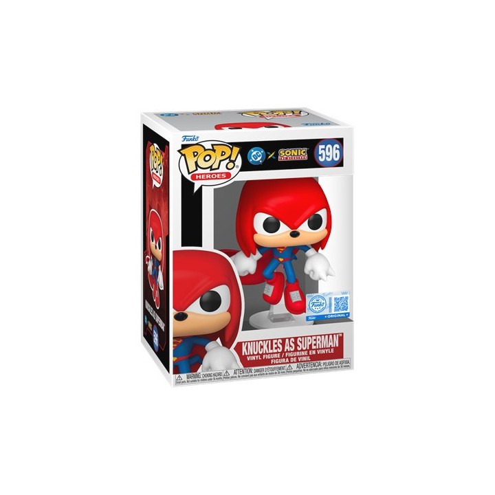 FUNKO POP Heroes: Justice League of America & Sonic- Knuckles/Superman 9 cm