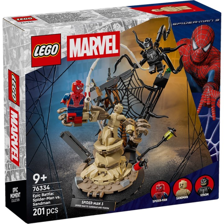 LEGO 76334 SUPER HEROES MARVEL - Battaglia epica: Spider-Man vs. Sandman