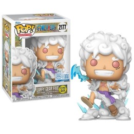 FUNKO POP Animation: One Piece - 2177 Gear 5 Luffy (Glows in The Dark) (Exclusive) 9cm