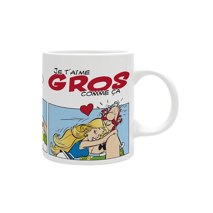 ABYSTYLE ASTERIX - Tazza 320 ml: "JE T'AIME GROS COMME ÇA"