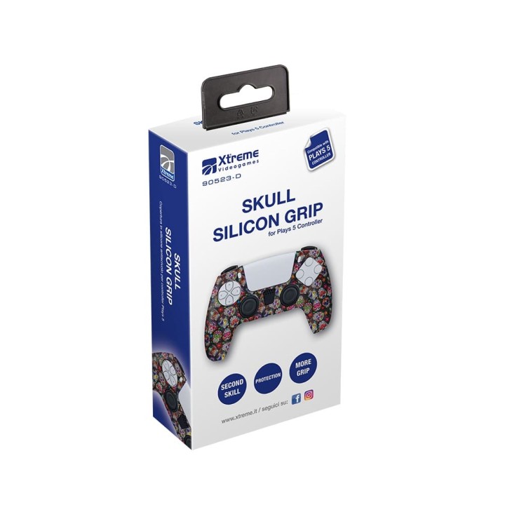 XTREME Proteggi Pad Ps5 Silicon Grip Skull