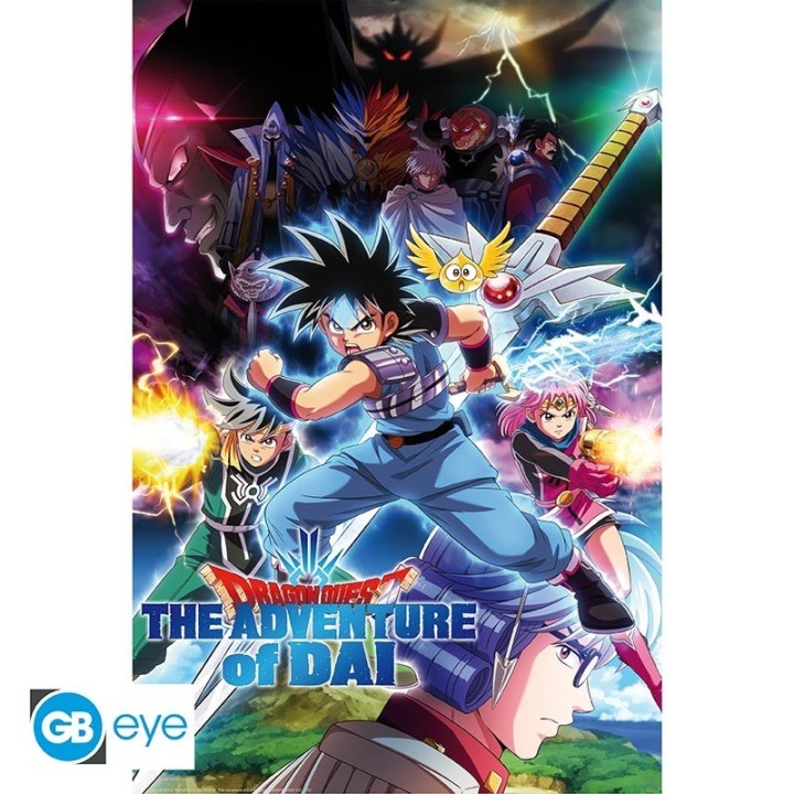 ABYSTYLE DRAGON QUEST - Poster grande: "Dai vs Dark Army" (91.5x61)