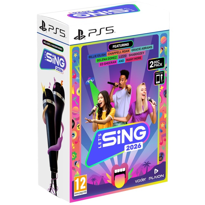 Let's Sing 2026 International Version [+ 2 Mics]