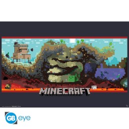 ABYSTYLE MINECRAFT - Poster grande: "Underground" (91.5x61)