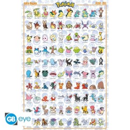 ABYSTYLE POKEMON - Poster grande: "Johto German" (91.5x61)