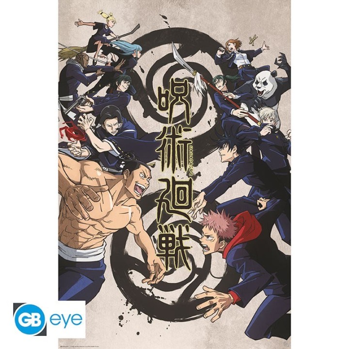 ABYSTYLE JUJUTSU KAISEN - Poster grande: "Tokyo vs Kyoto" (91.5x61)