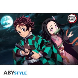 ABYSTYLE DEMON SLAYER - Poster grande: "Tanjiro & Nezuko" (91.5x61)
