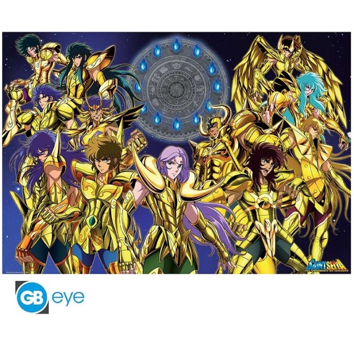 SAINT SEIYA - Poster Maxi 91.5x61 : " Gold Saints"