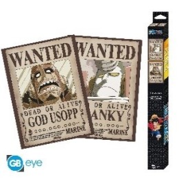 ABYSTYLE ONE PIECE - Set 2 Poster 52x38: "Usopp & Franky"