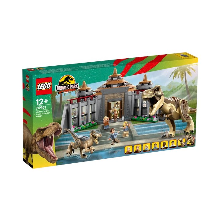 LEGO 76961 Centro visitatori: l’attacco del T. Rex e del Raptor