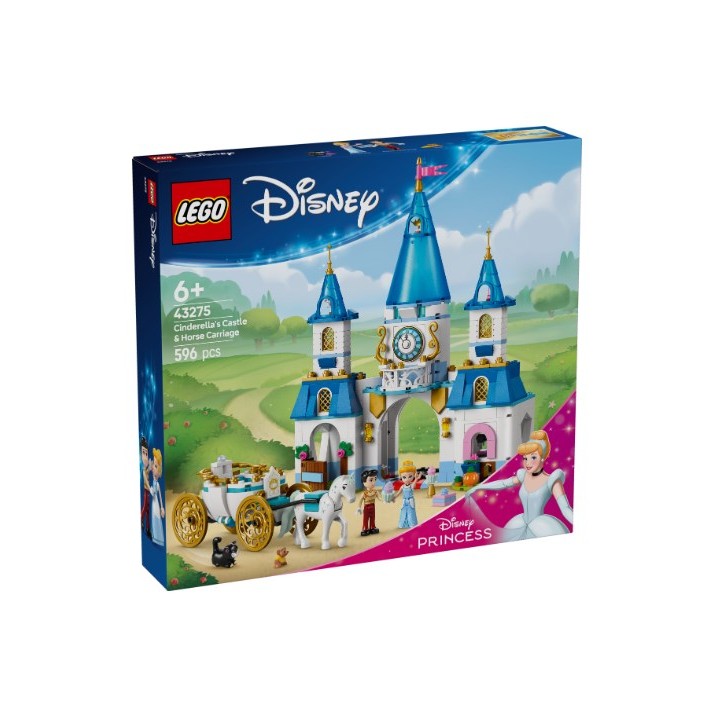 LEGO 43275 DISNEY - Castello e carrozza di Cenerentola
