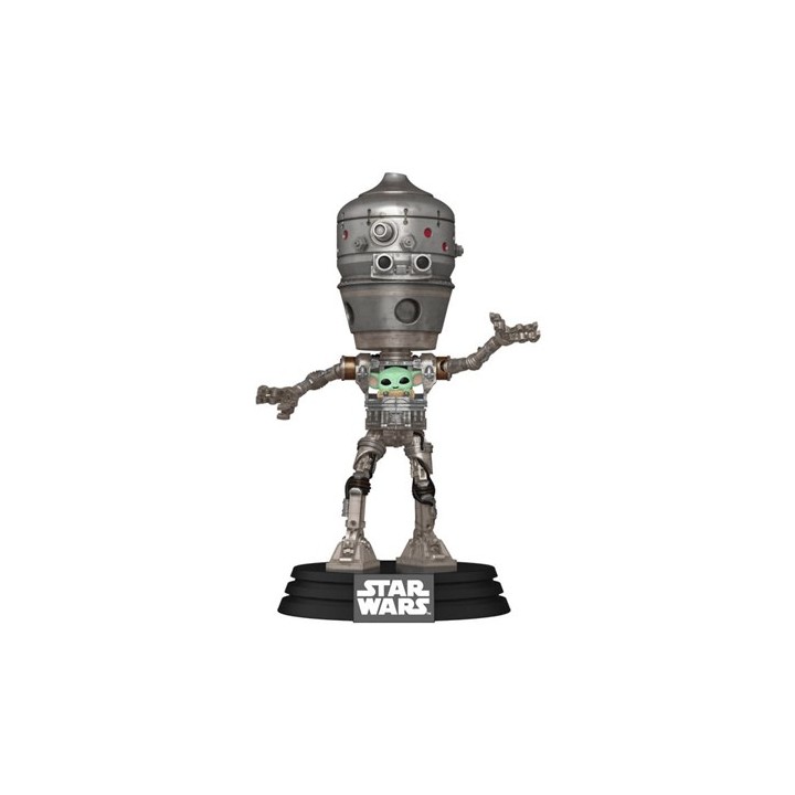 Funko Pop! Deluxe: Star Wars: The Mandalorian S10 - Grogu (IG-12) Vinyl Figure