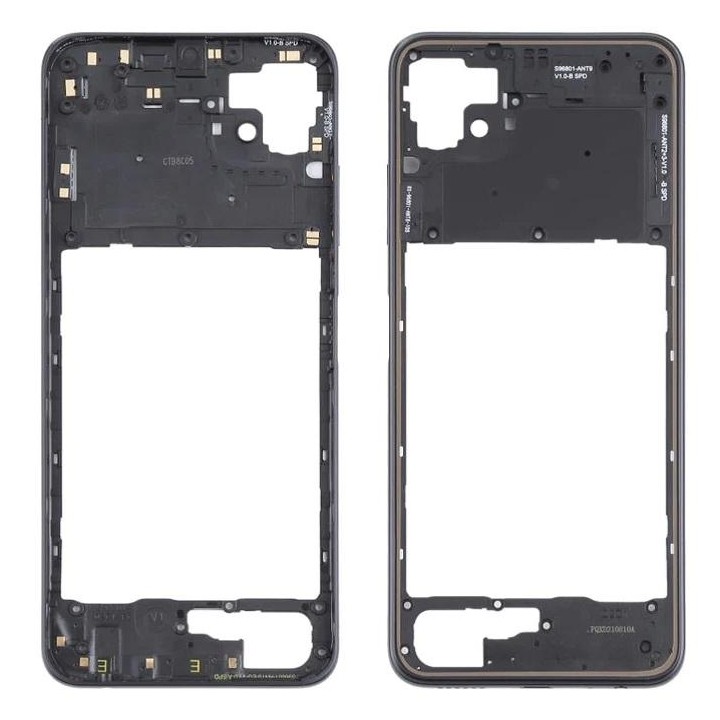 COVER CENTRALE B PER SAMSUNG GALAXY A22 5G A226B NERO ORIGINALE
