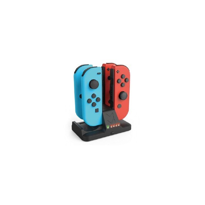 NACON Ricarica x 4 joycon.Indicaz carica, RGB