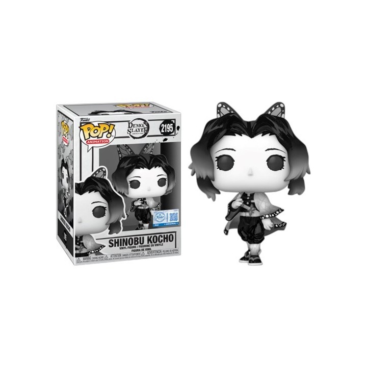 FUNKO POP Animation: Demon Slayer - 2195 Shinobu Kocho (Sumi-ink) (Exclusive) 9cm