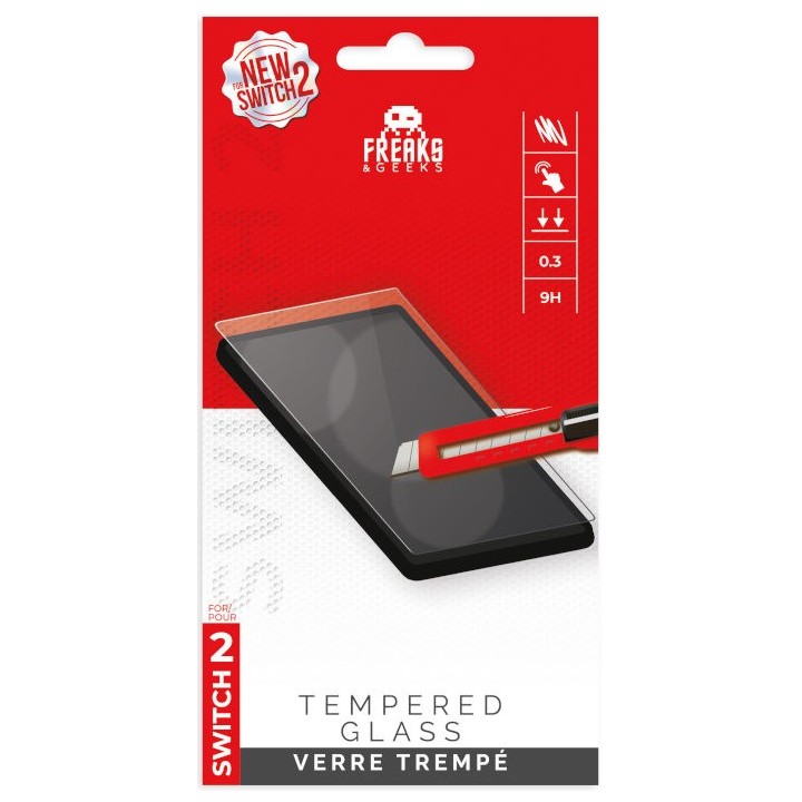 FREAKS AND GEEKS Tempered Glass - Switch 2