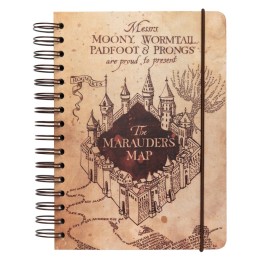 ERIK.QUADERNO COPERTINA RIGIDA A5 HARRY POTTER MAPPA DEL MALANDRINO